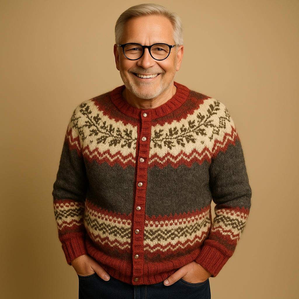 Saela & Co - Vintage Icelandic Wool Classic Cardigan