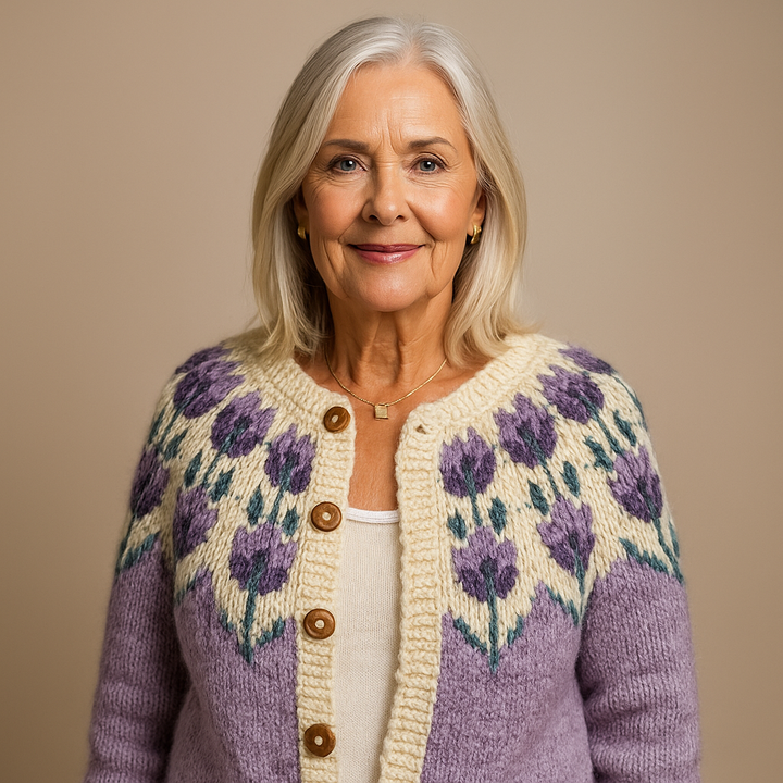 Saela & Co - Classic Icelandic Wool Vintage Cardigan