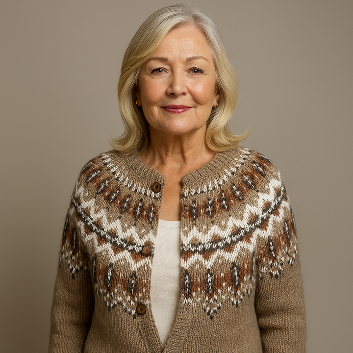 Saela & Co - Classic Icelandic Wool Vintage Cardigan