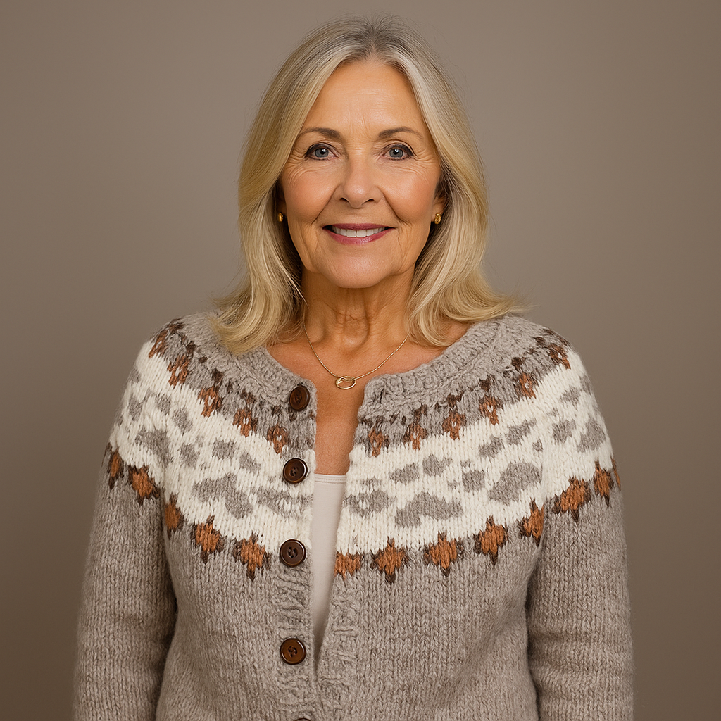 Saela & Co  - Classic Icelandic Wool Vintage Cardigan