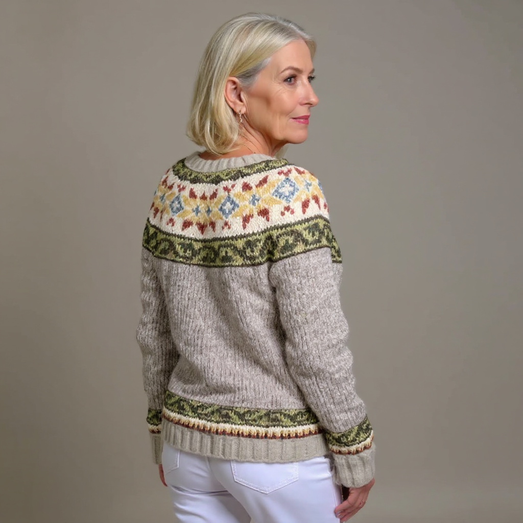Saela & Co - Inspired Vintage Icelandic Wool Cardigan
