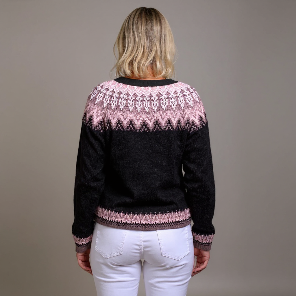 Saela & Co - Classic Icelandic Wool Vintage Cardigan
