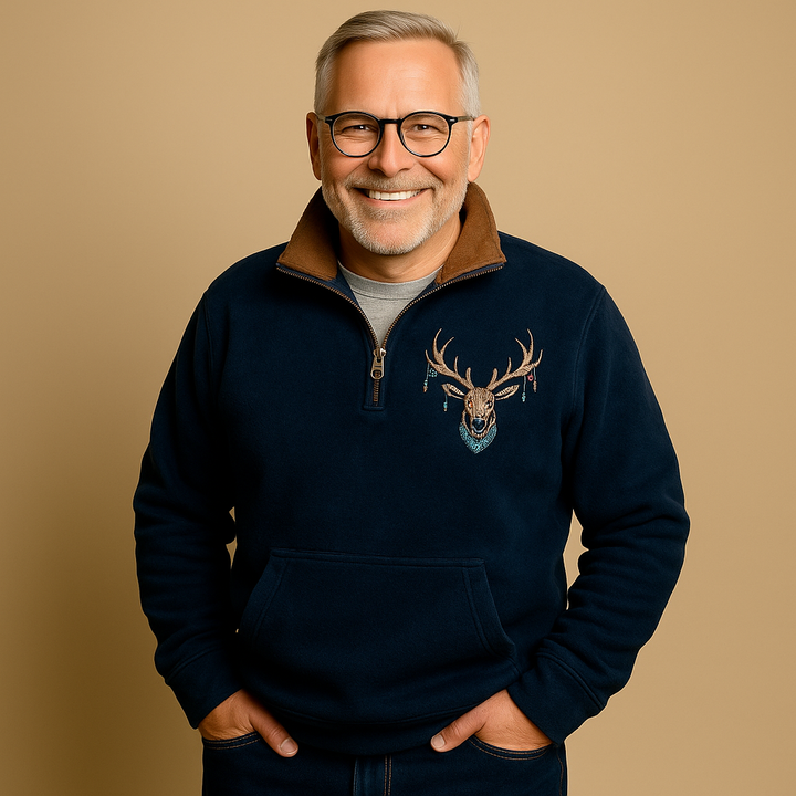 Saela & Co - Quarter-Zip Sweater