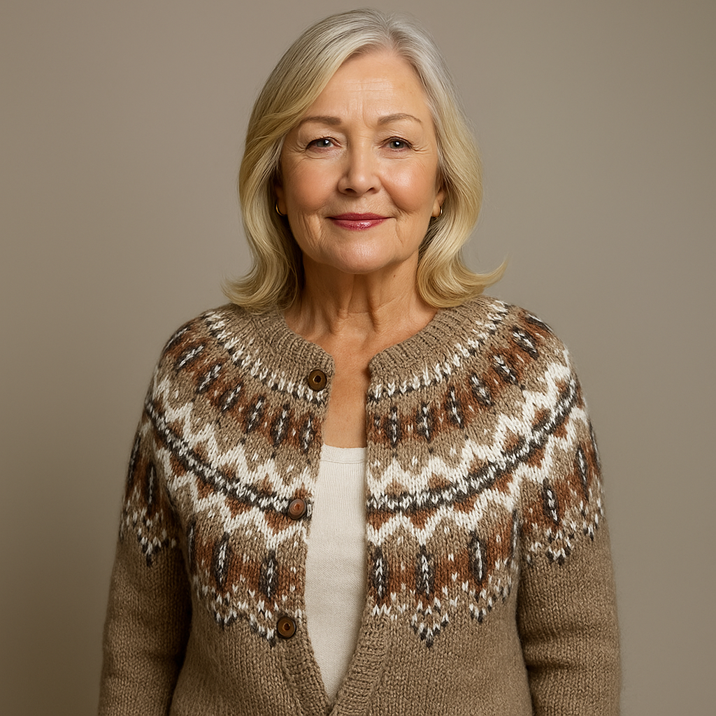 Saela & Co - Classic Icelandic Wool Vintage Cardigan