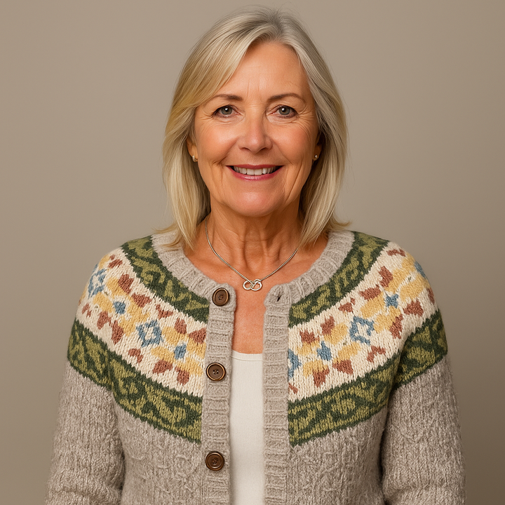 Saela & Co - Inspired Vintage Icelandic Wool Cardigan