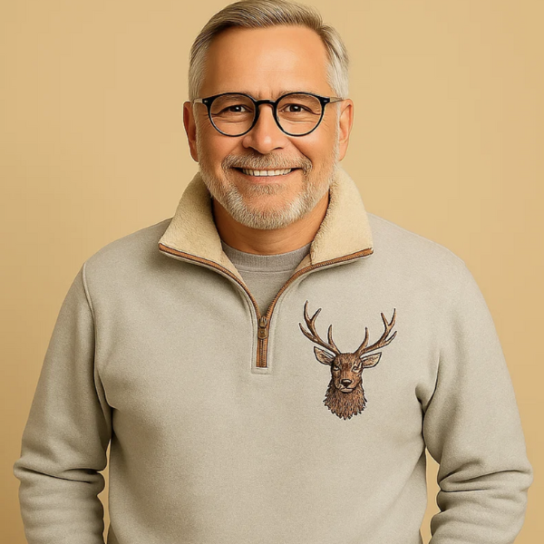 Saela & Co - Quarter-Zip Sweater