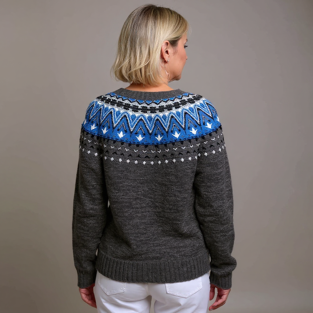 Saela & Co  - Retro Icelandic Wool Cardigan