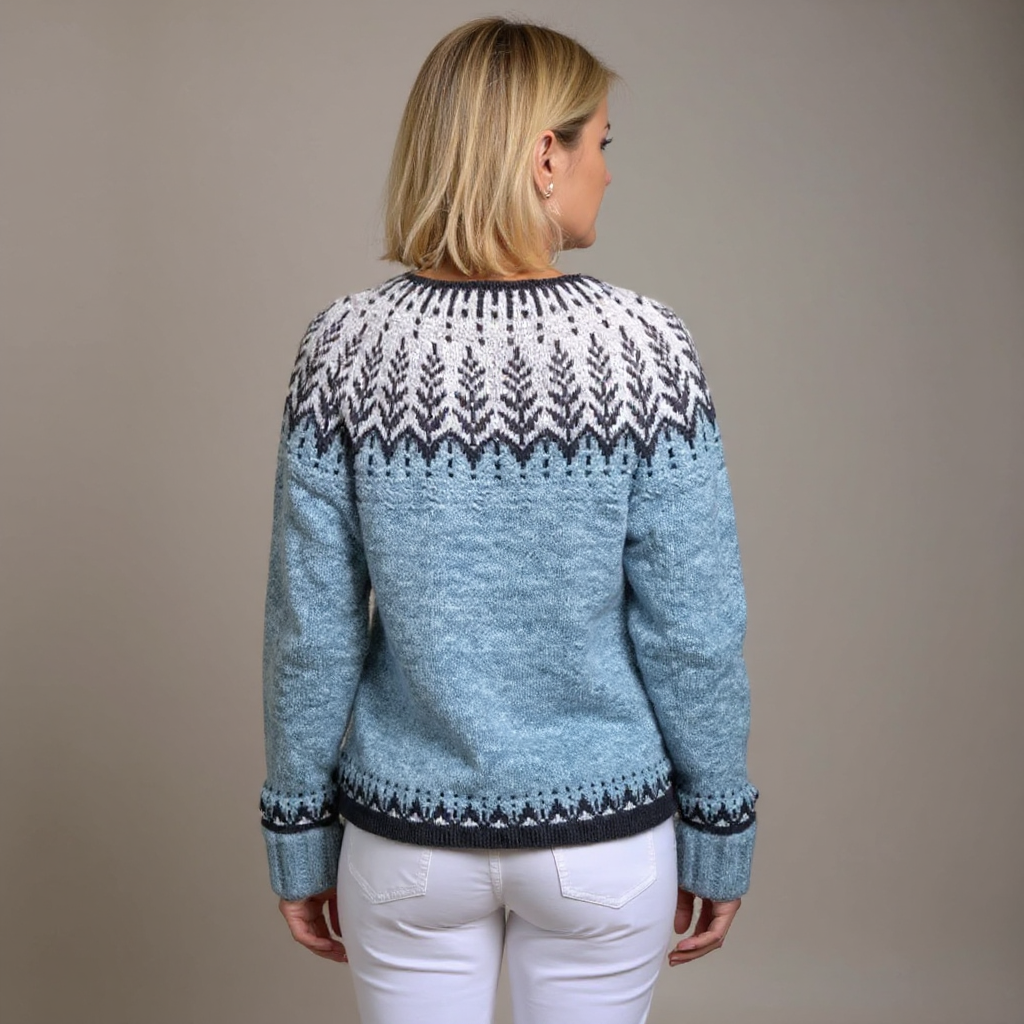 Saela & Co - Retro Icelandic Wool Cardigan